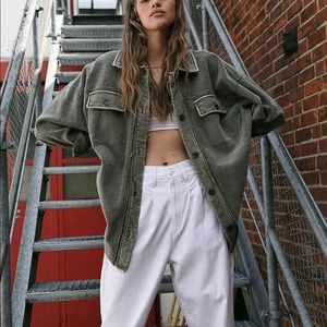 FreePeople Ruby Jacket Dirty Olive Extra Small XS